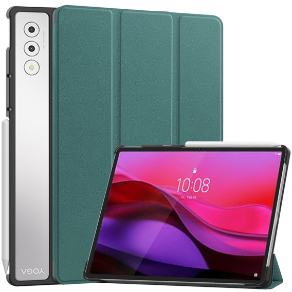 Tok Lenovo Yoga Tab Plus, Smartcase, zöld