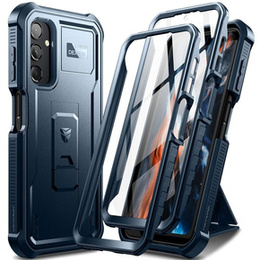 Páncélozott tok a Samsung Galaxy A25 5G, Dexnor Full Body (Two Frames), sötétkék
