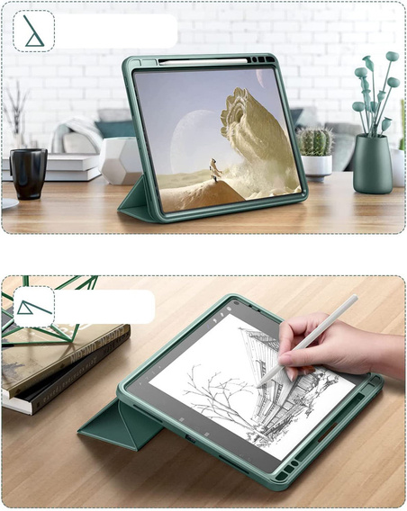 Telefontok a iPad Pro 12.9 2020/2021/2022, Suritch Full Body, zöld
