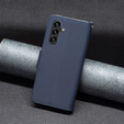 Pattintható tok a Samsung Galaxy A55 5G, Wallet Litchi Leather, tengerészkék