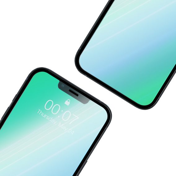 2x edzett üveg a iPhone 12 Pro Max, ERBORD 3D teljes képernyő