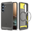 A Spigen tok Samsung Galaxy S25, Rugged Armor MagSafe, szürke + edzett üveg 9H