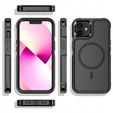 Telefontok a iPhone 12/12 Pro, MagForce MagSafe, fekete
