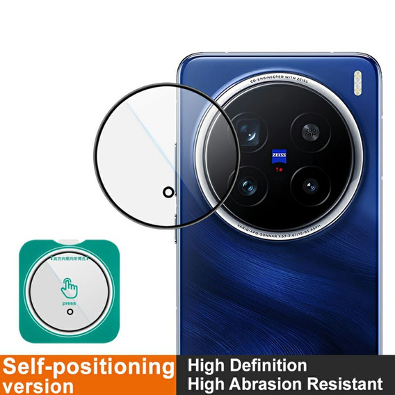 IMAK Kameravédő Üveg a Vivo X200 Pro 5G-hez – pozicionáló kerettel