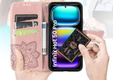 Pattintható tok a Infinix Hot 50 Pro+ 4G, Butterfly, rózsaszín rose gold