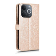 Flap tok Realme Note 70T 4G, Wallet Rhombus, arany