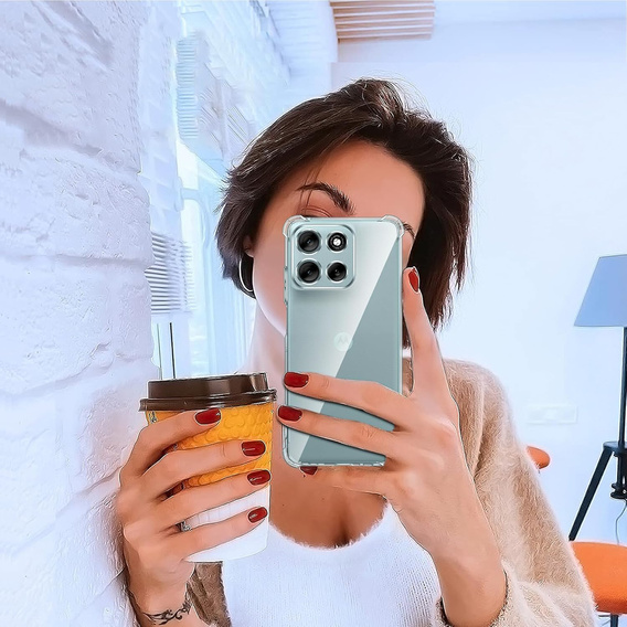 Telefontok a Motorola Moto G56 5G, Dropproof, átlátszó