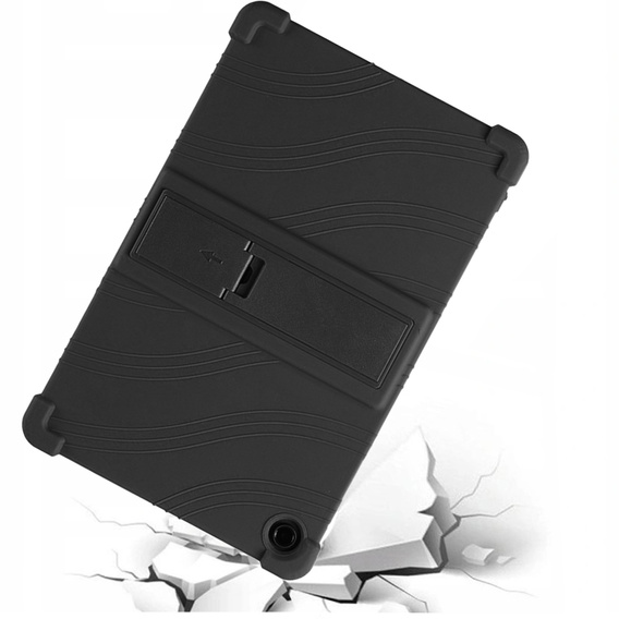 Szilikon tok Lenovo Tab M10 Plus 10.6 Gen 3 TB-125F TB-128F, Impact, páncélozott, fekete