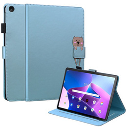 Tok Lenovo Tab M10 Plus 10.6 Gen 3, pánttal, animal, kék