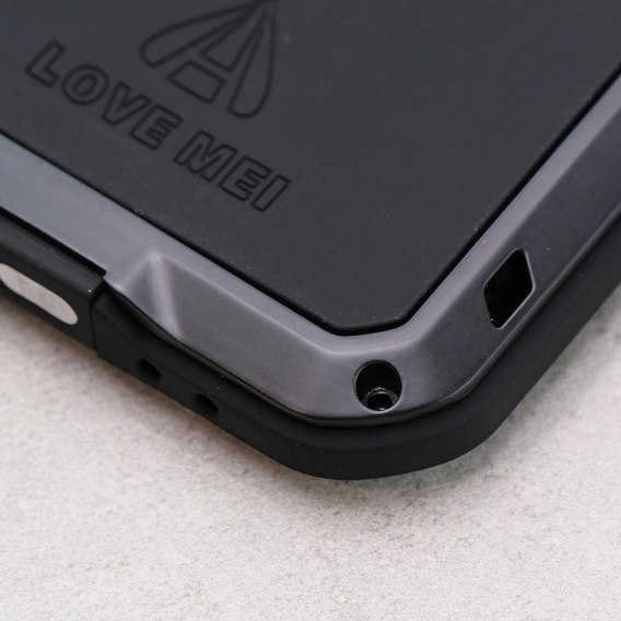 Love Mei Telefontok a iPhone 12, armored with glass, fekete