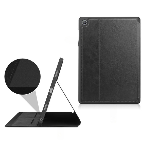 Telefontok a Samsung Galaxy Tab A9+, Business Card and Pen Slot, fekete