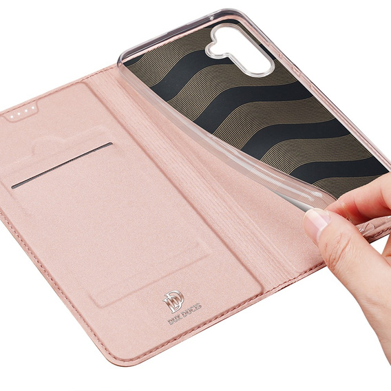 Dux Ducis Telefontok a Samsung Galaxy A54 5G, Skinpro, rózsaszín rose gold