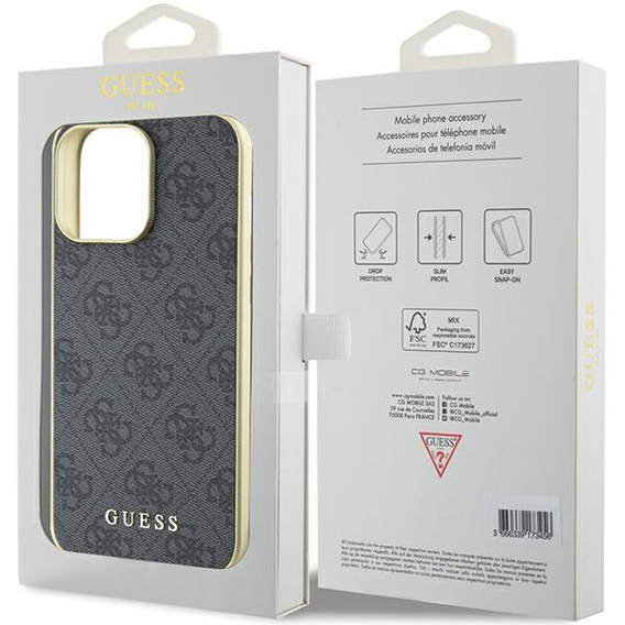 Guess 4G Charms tok medállal iPhone 15 Pro-hoz