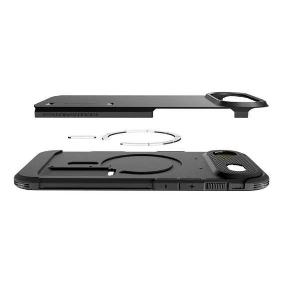 Spigen tok iPhone Air készülékhez, Tough Armor T Mag MagSafe, fekete