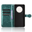 Flap tok Oppo Reno 12FS / 12F, Wallet Rhombus, zöld