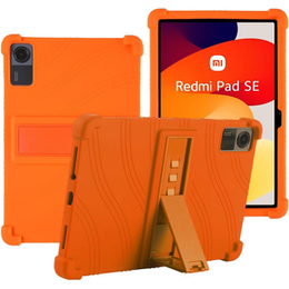 Szilikon tok Xiaomi Redmi Pad SE 11", Impact, páncélozott, narancssárga