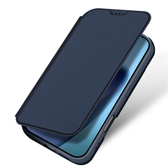 Dux Ducis tok iPhone 17, Skin Pro, pánttal, kártyafoglalattal, tengerészkék színben