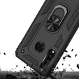 Páncélozott telefontok a Huawei P30 Lite, Nox Case Ring, fekete