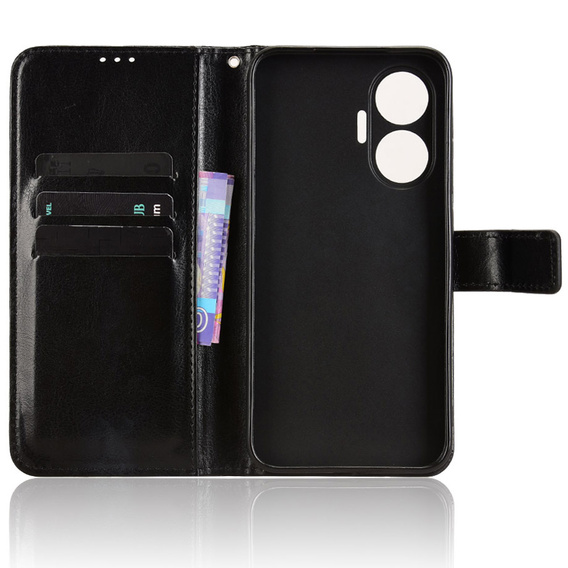 Őrült ló pénztárca flip tok Xiaomi Poco F7 5G számára