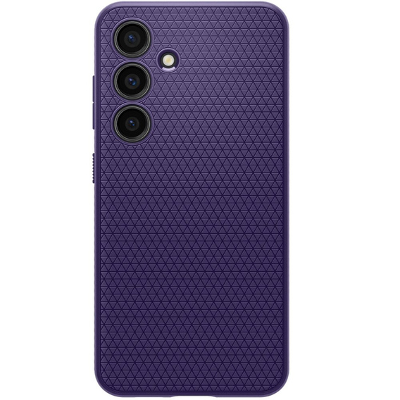 A Spigen tok Samsung Galaxy S24, Liquid Air, lila + 9H edzett üveghez