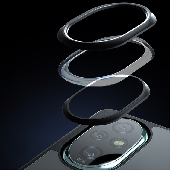 Telefontok a Honor 200 Pro 5G, Fusion Hybrid, átlátszó / fekete