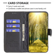 Pattintható tok a Samsung Galaxy A56, Wallet, BINFEN COLOR, fekete