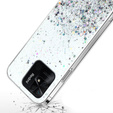 Telefontok a Xiaomi Redmi 10C, Glittery, átlátszó