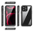 IP68 vízálló tok a iPhone 13 Pro Max, fekete