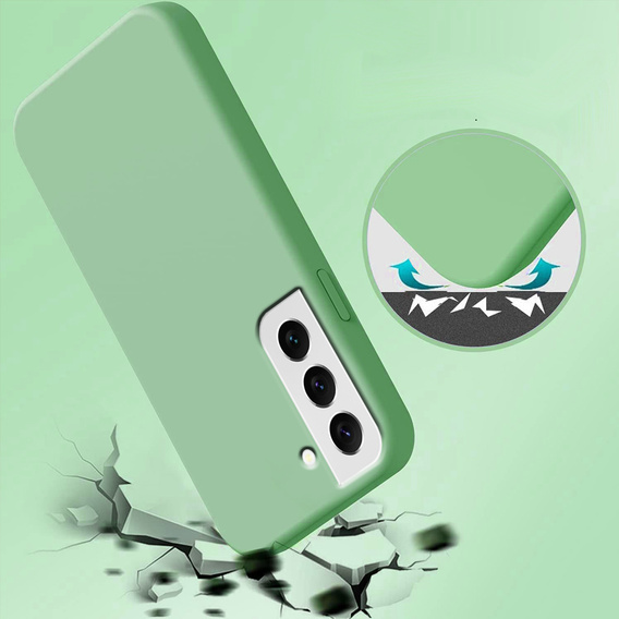 Telefontok a Samsung Galaxy S22 5G, Silicone Lite, menta