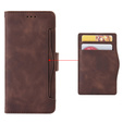 Pattintható tok a Samsung Galaxy A25 5G, Card Slot, barna