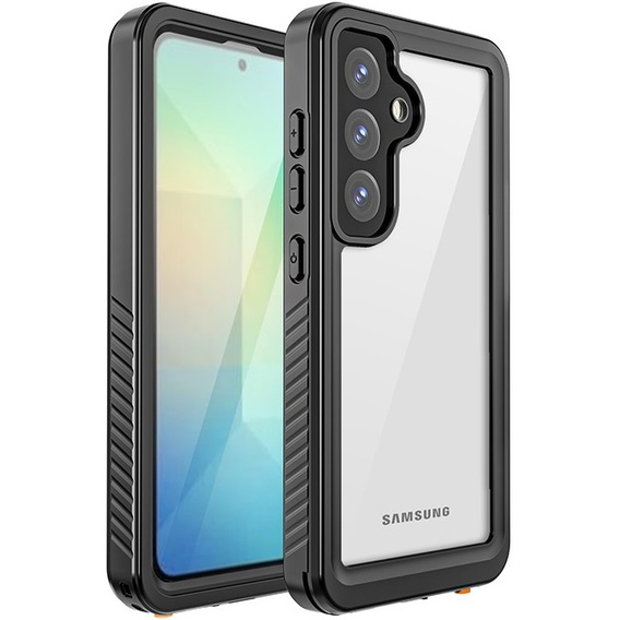 IP68 vízálló tok a Samsung Galaxy S25, fekete