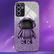 Tok Samsung Galaxy A55 5G, Glitter Astronaut, lila