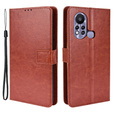 Pattintható tok a Infinix Hot 11s, Crazy Horse Wallet, barna