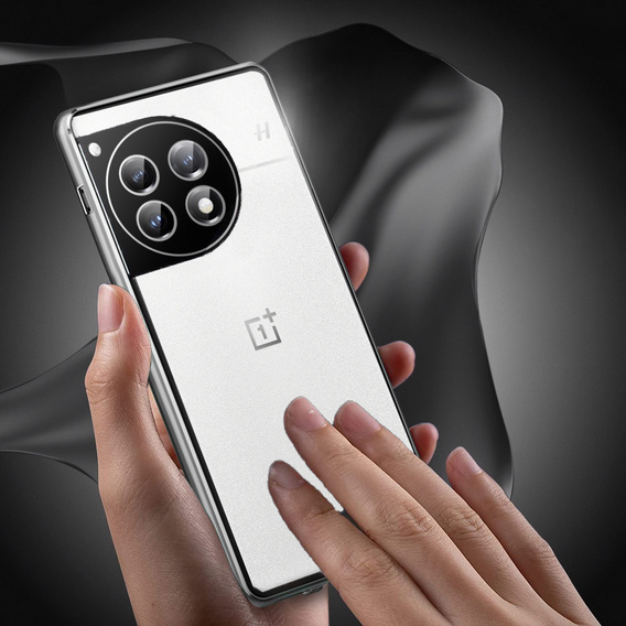 Tok OnePlus 13, Magnetic Dual Glass, ezüst