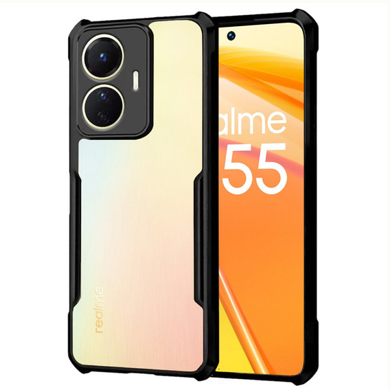 Telefontok a Realme C55, AntiDrop Hybrid, fekete