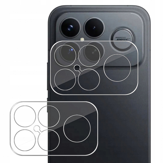 2x ERBORD edzett üveg képernyővédő a Xiaomi Poco F8 Ultra készülékhez