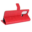Pattintható tok a Infinix Hot 11s, Crazy Horse Wallet, piros