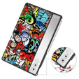 Tok Lenovo Yoga Tab Plus, Smartcase, graffiti