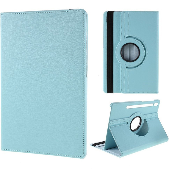 Tok Samsung Galaxy Tab S9 / S8 TB330FU 10.95", forgatható 360, kék