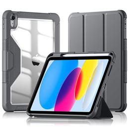 Tok iPad 11" 2025 A16 (11 gen.) / iPad 10.9" 2022 (10 gen.), Smartcase Hybrid, tolltartó résszel, rózsaszín