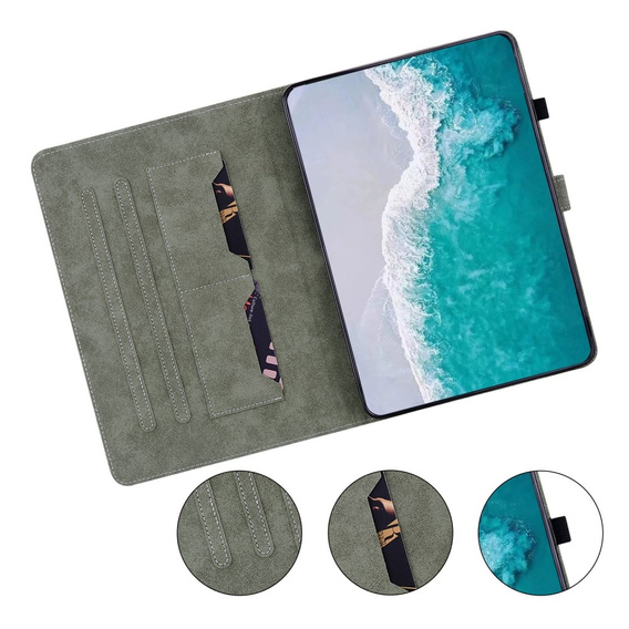 Telefontok a Samsung Galaxy Tab S9, Wallet Pen Slot, kék