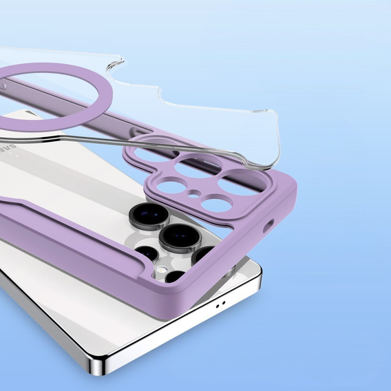 Dux Ducis Telefontok a Samsung Galaxy S25 Ultra, Skin X Pro, MagSafe, lila