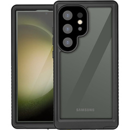 IP68 vízálló tok a Samsung Galaxy S24 Ultra, Redpepper, fekete