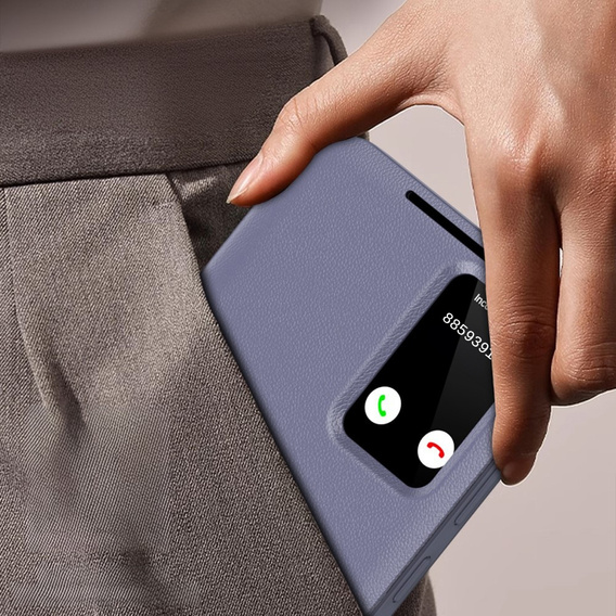 Flip tok Samsung Galaxy S23, Smart View Wallet, lila