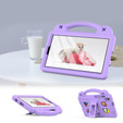 Gyermek tok Samsung Galaxy Tab A7 Lite 8.7 T220/T225, Cute Patterns, állvánnyal, lila