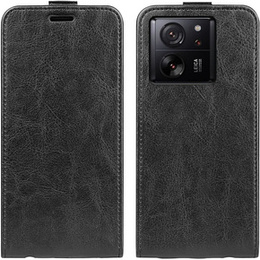 Pattintható tok a Xiaomi 13T / 13T Pro, Flip, fekete