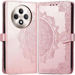 Pattintható tok a Oppo Reno 12FS / 12F, Mandala, rózsaszín rose gold