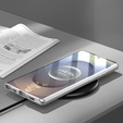Tok Samsung Galaxy S25 Ultra, Magnetic Dual Glass, ezüst