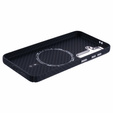 Tok Samsung Galaxy S25+ Plus, Carbon Fiber MagSafe, fekete