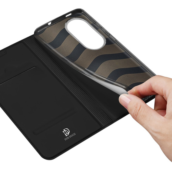 Dux Ducis Telefontok a Oppo Reno 10 / 10 Pro, Skinpro, fekete